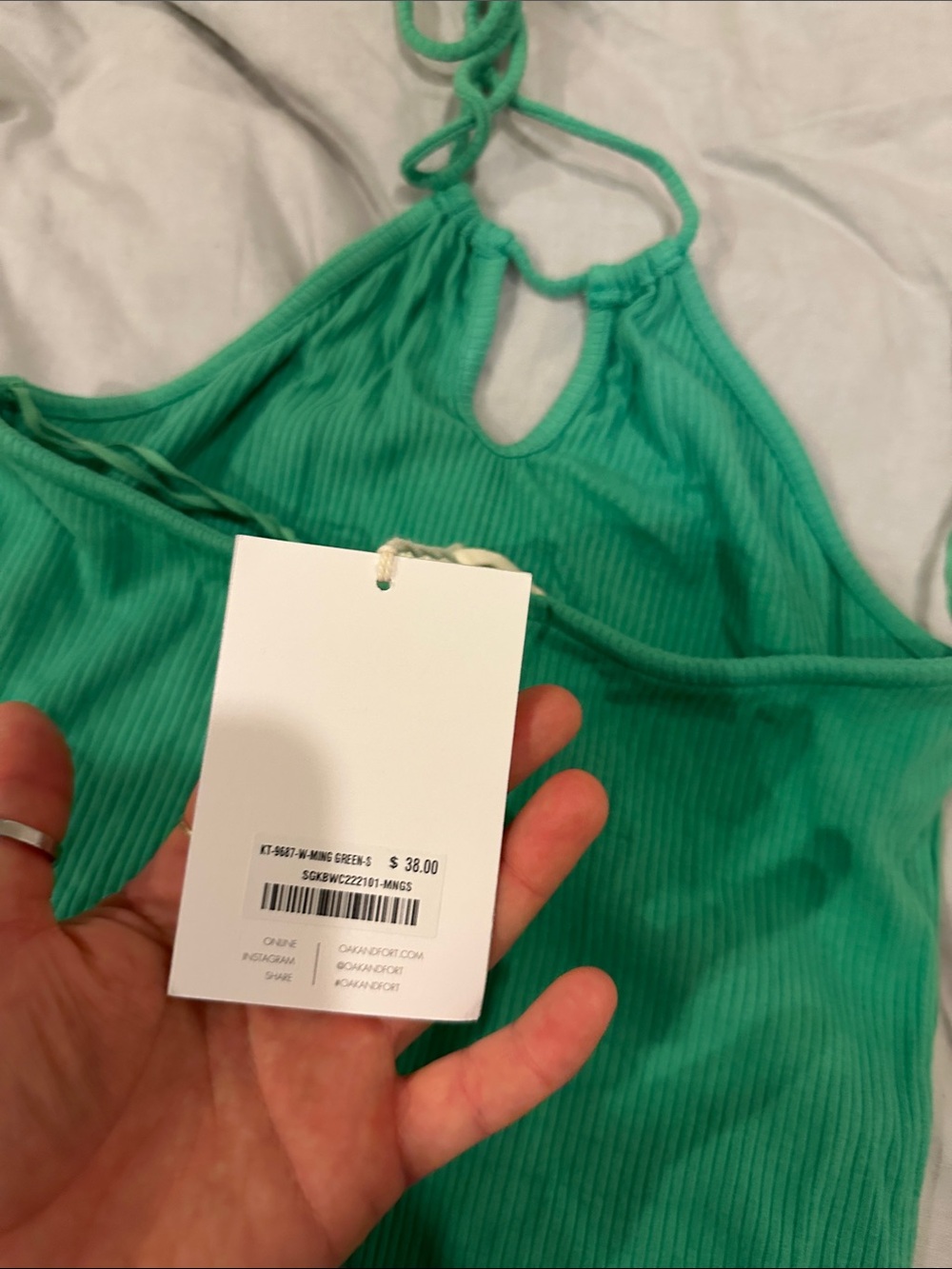 Knit halter top - Picture 3 of 4